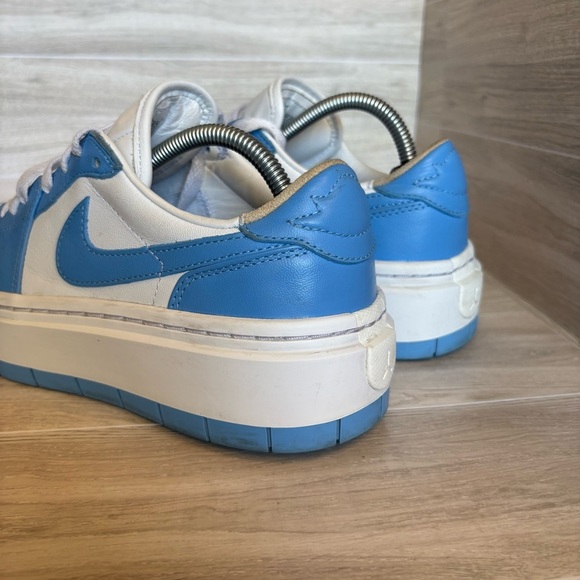 💙🤍 Nike Air Jordan 1 Low elevate platform white university blue UNC shoes - Picture 7 of 12